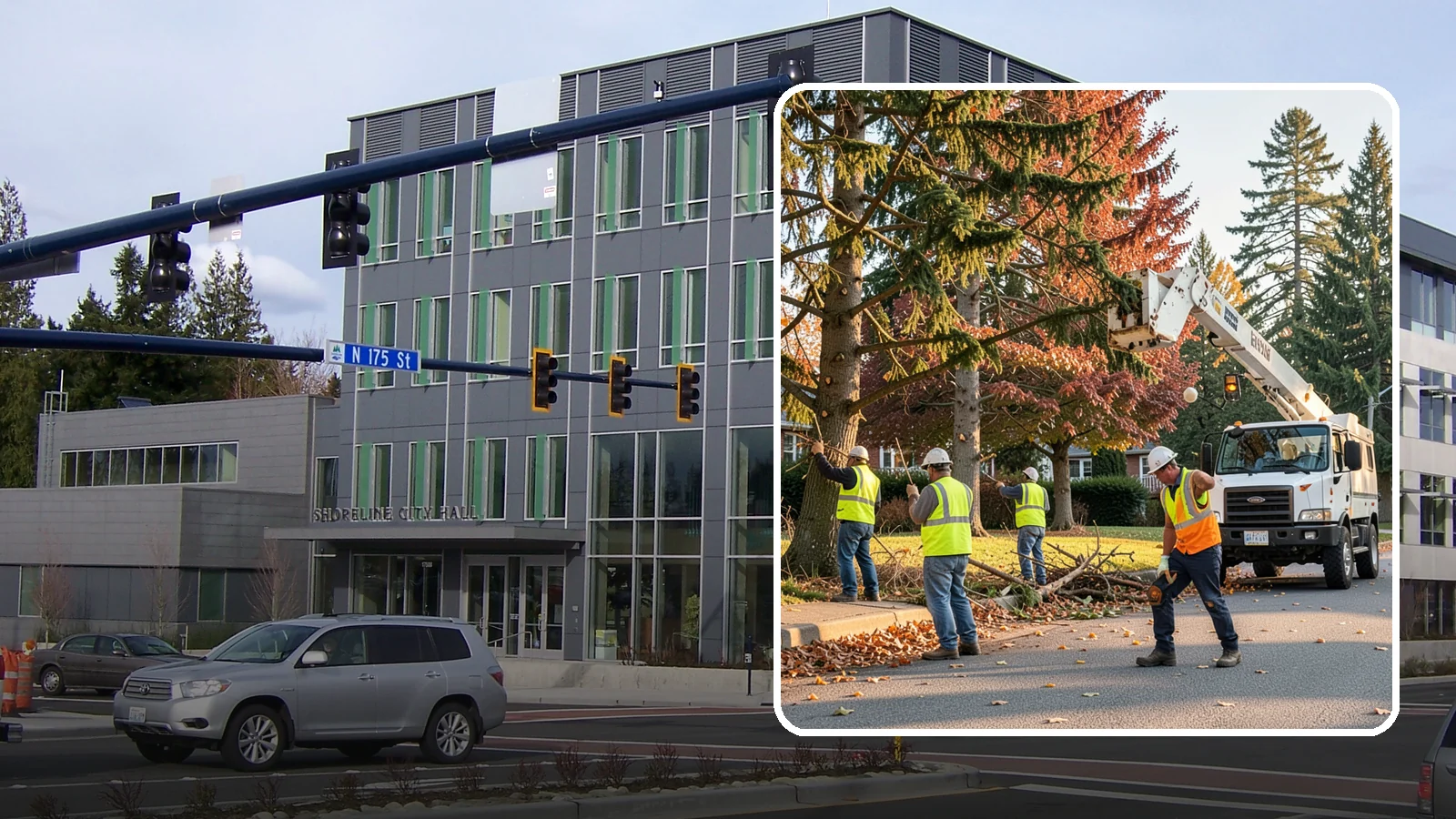 Municipal Tree Trimming in Shoreline, King County, WA - We provide scheduled and on-demand pruning of street, park, and facility trees to ANSI A300 standards for public agencies across...