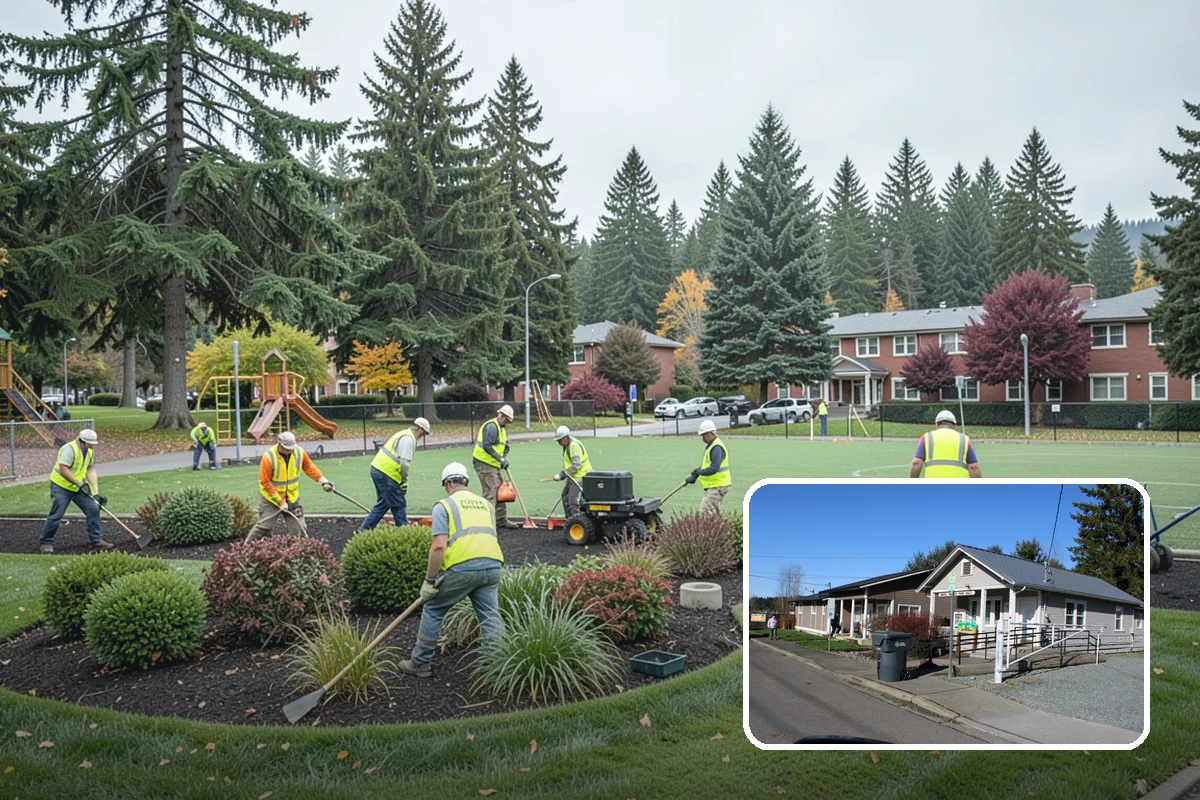 Municipal Tree Trimming in South Prairie, Pierce County, WA - Pruning performed to ANSI A300 and ISA best-management practices protects long-term tree health