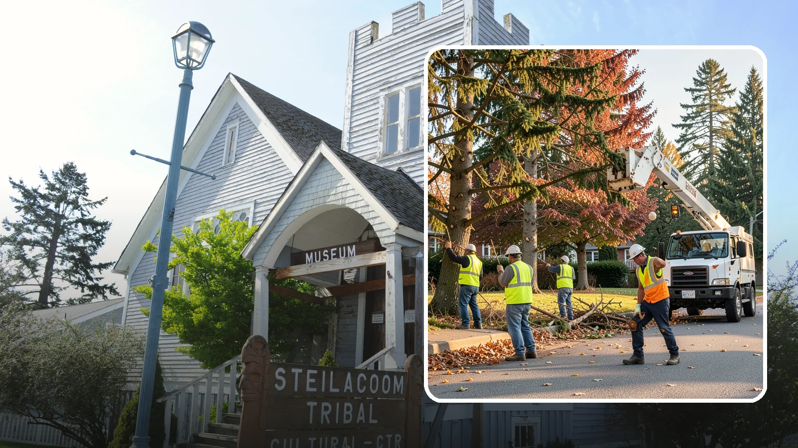 Municipal Tree Trimming in Steilacoom, Pierce County, WA - We provide scheduled and on-demand pruning of street, park, and facility trees to ANSI A300 standards for public agencies across...