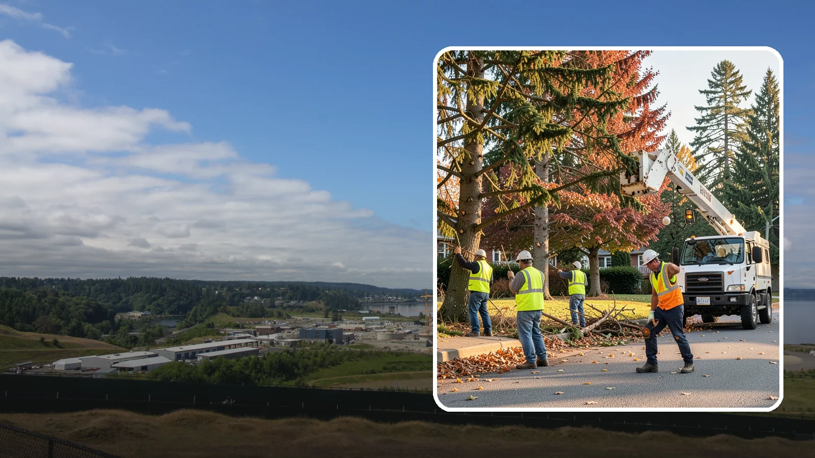 Municipal Tree Trimming in University Place, Pierce County, WA - We provide scheduled and on-demand pruning of street, park, and facility trees to ANSI A300 standards for public agencies across...
