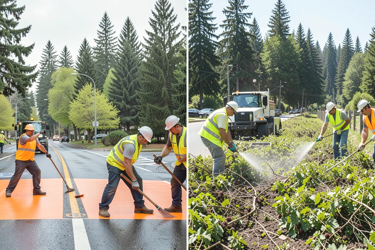 Municipal Tree Trimming in Yarrow Point, King County, WA - We map the trees or zones to be pruned and set a service cycle with your public works staff