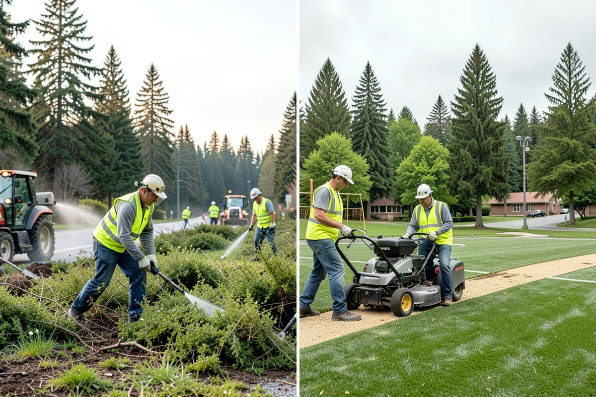 Municipal Turf Management in Arlington, Snohomish County, WA - We assess turf areas and set an agronomic service calendar
