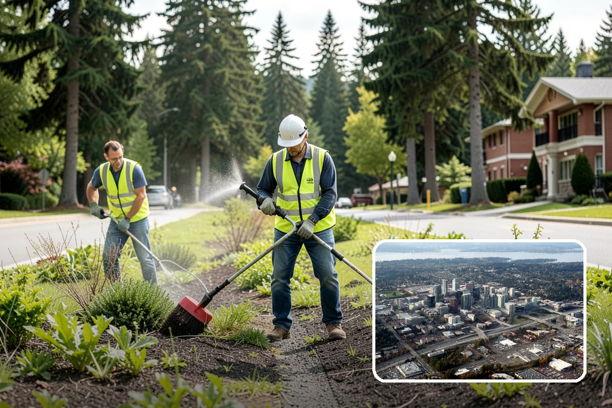 Municipal Turf Management in Bellevue, King County, WA - Agronomic programs improve turf density, color, and durability