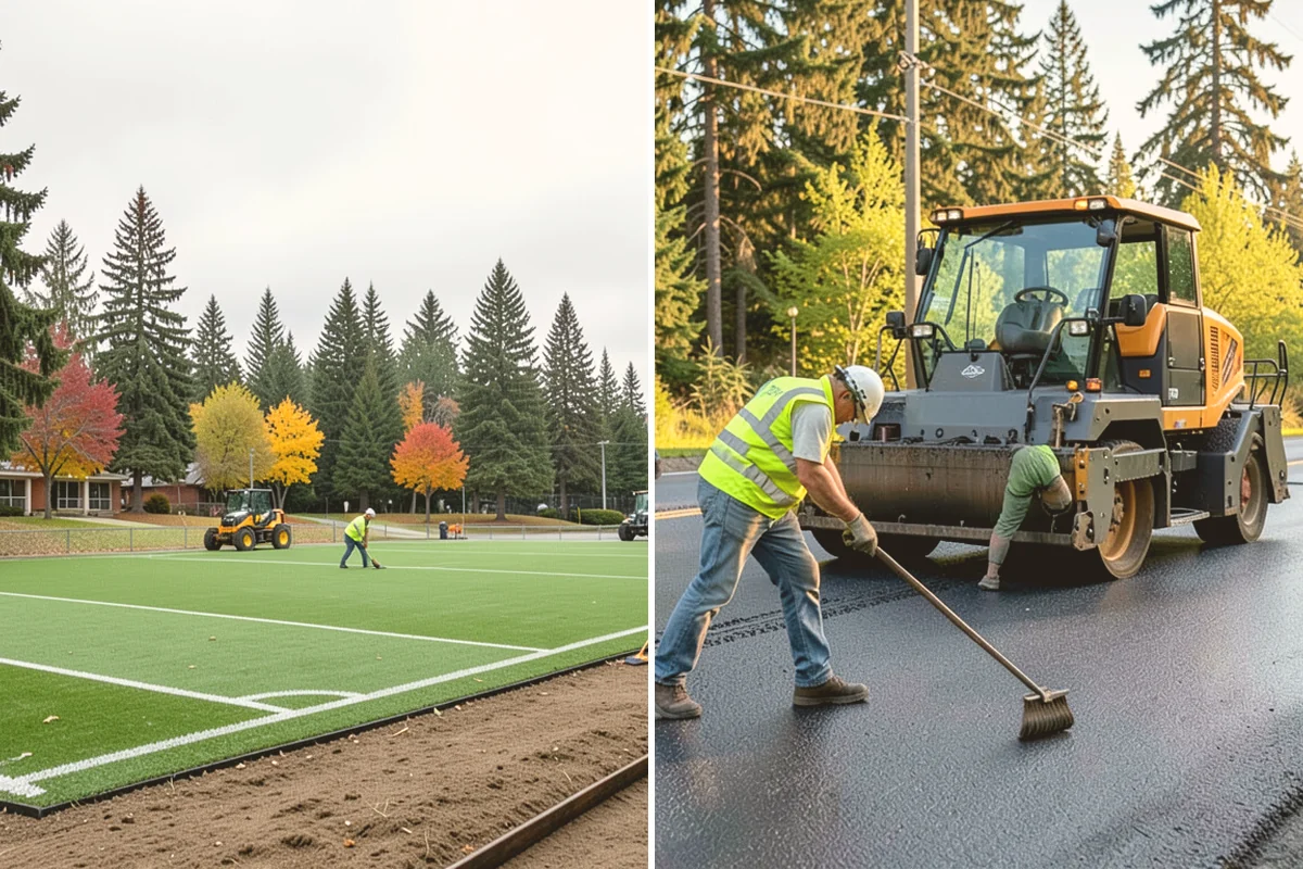 Municipal Turf Management in Bellevue, King County, WA - We assess turf areas and set an agronomic service calendar