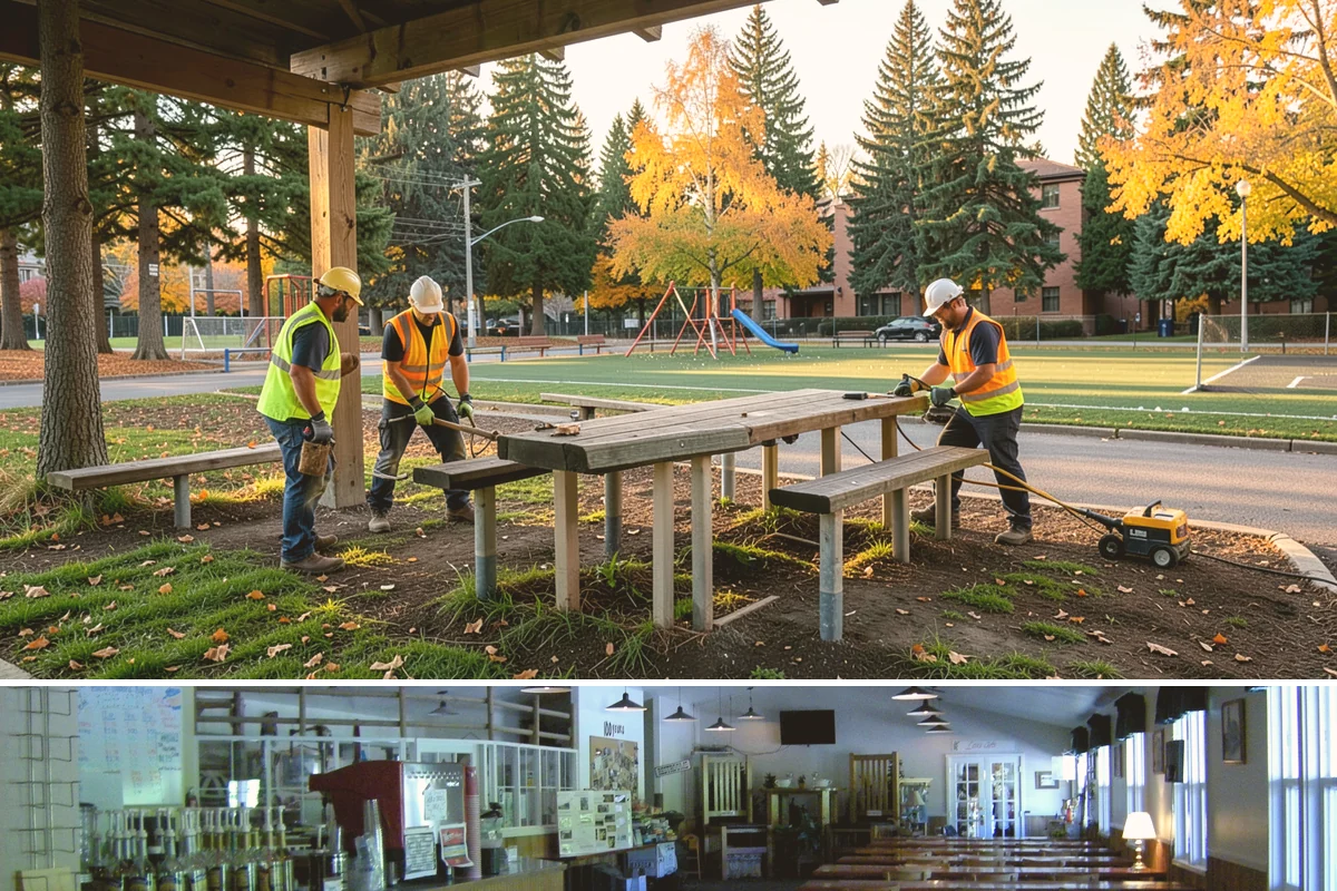 Municipal Turf Management in Black Diamond, King County, WA - Turf programs run intensively from spring through fall, with mowing frequency and treatments scaled to the active growing season.