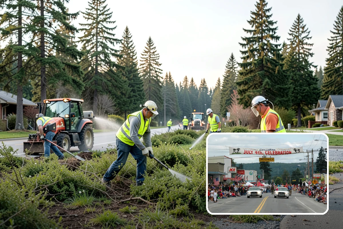 Municipal Turf Management in Carnation, King County, WA - Agronomic programs improve turf density, color, and durability