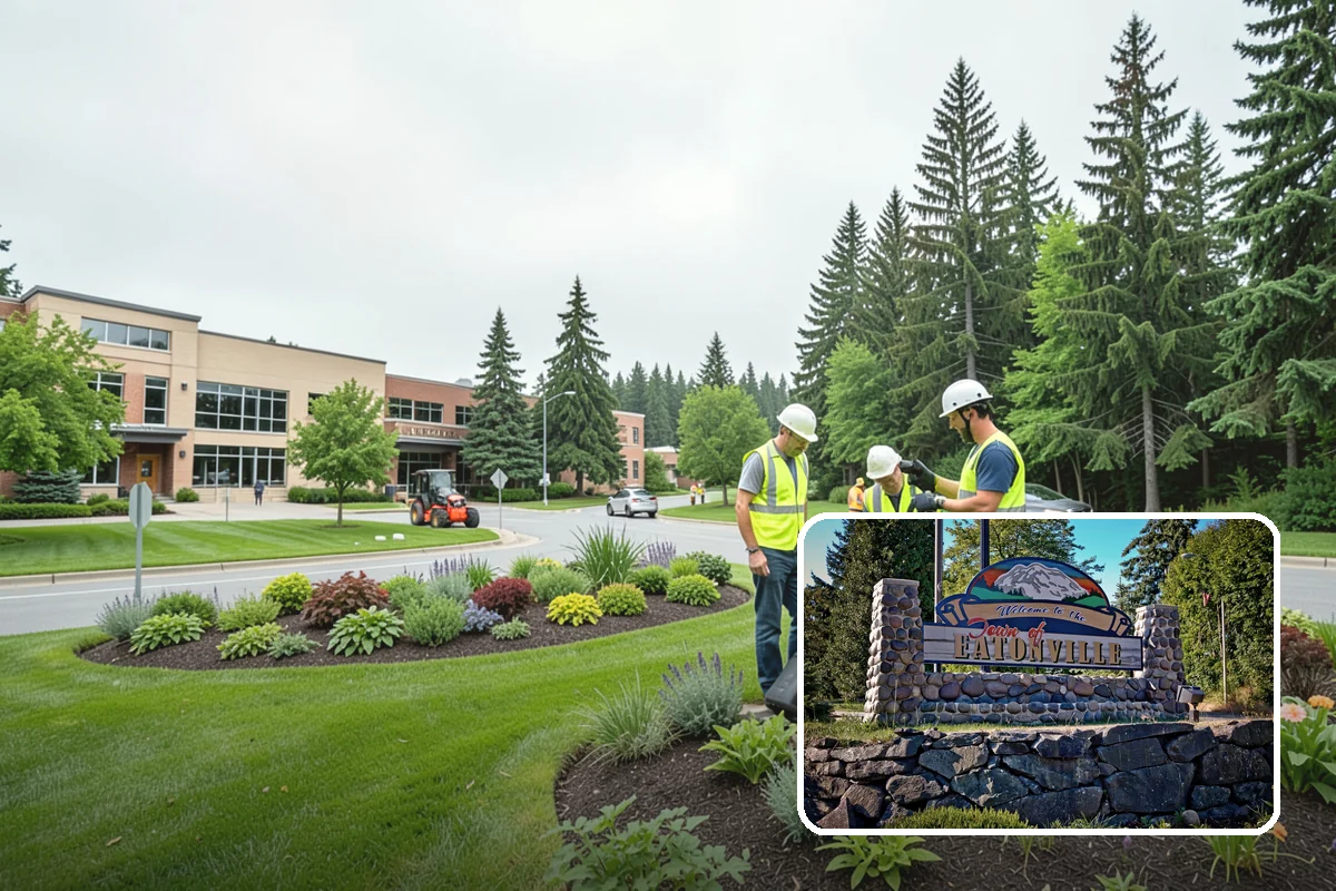 Municipal Turf Management in Eatonville, Pierce County, WA - Agronomic programs improve turf density, color, and durability