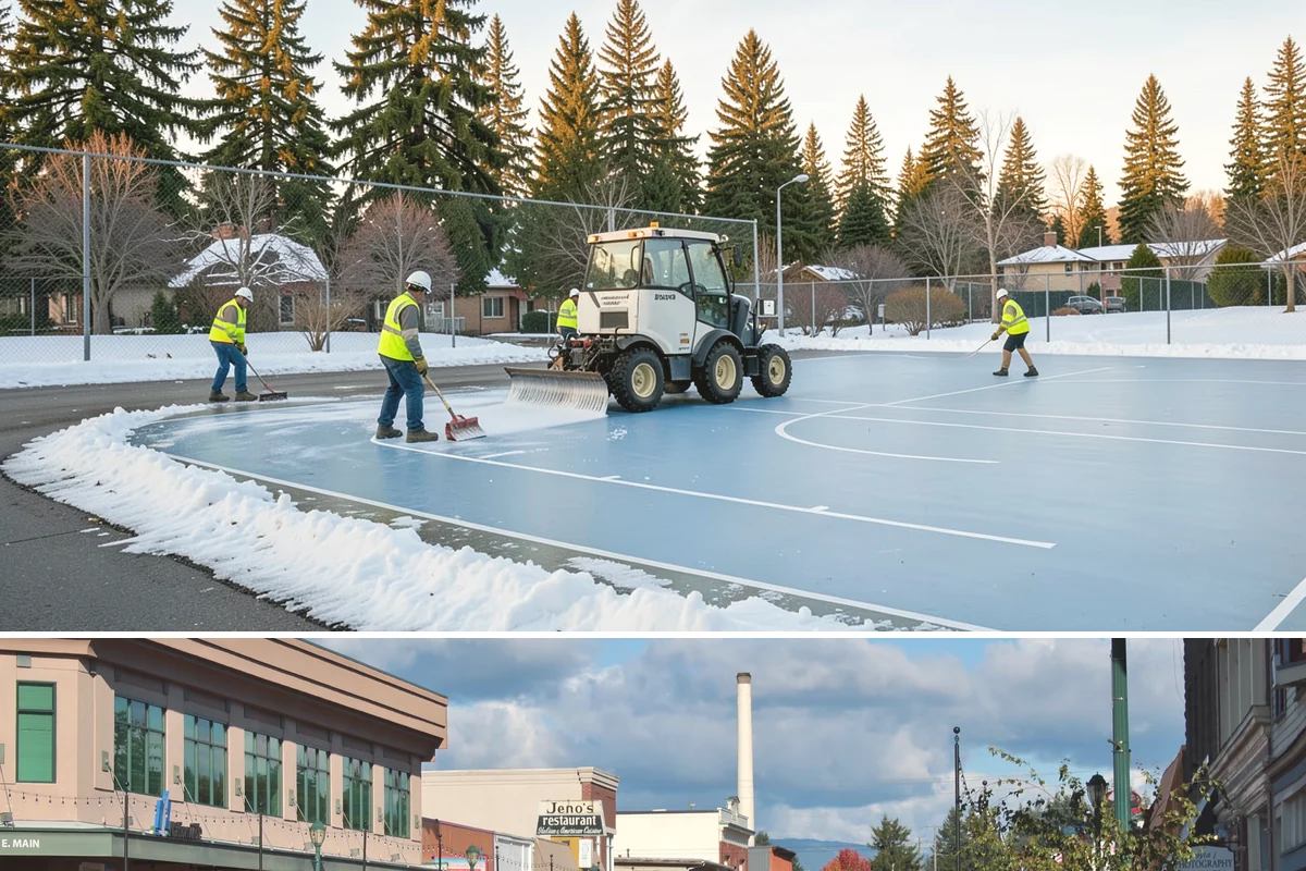 Municipal Turf Management in Monroe, Snohomish County, WA - Turf programs run intensively from spring through fall, with mowing frequency and treatments scaled to the active growing season.