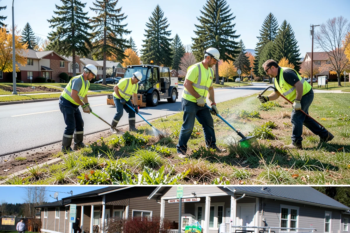 Municipal Turf Management in South Prairie, Pierce County, WA - Turf programs run intensively from spring through fall, with mowing frequency and treatments scaled to the active growing season.