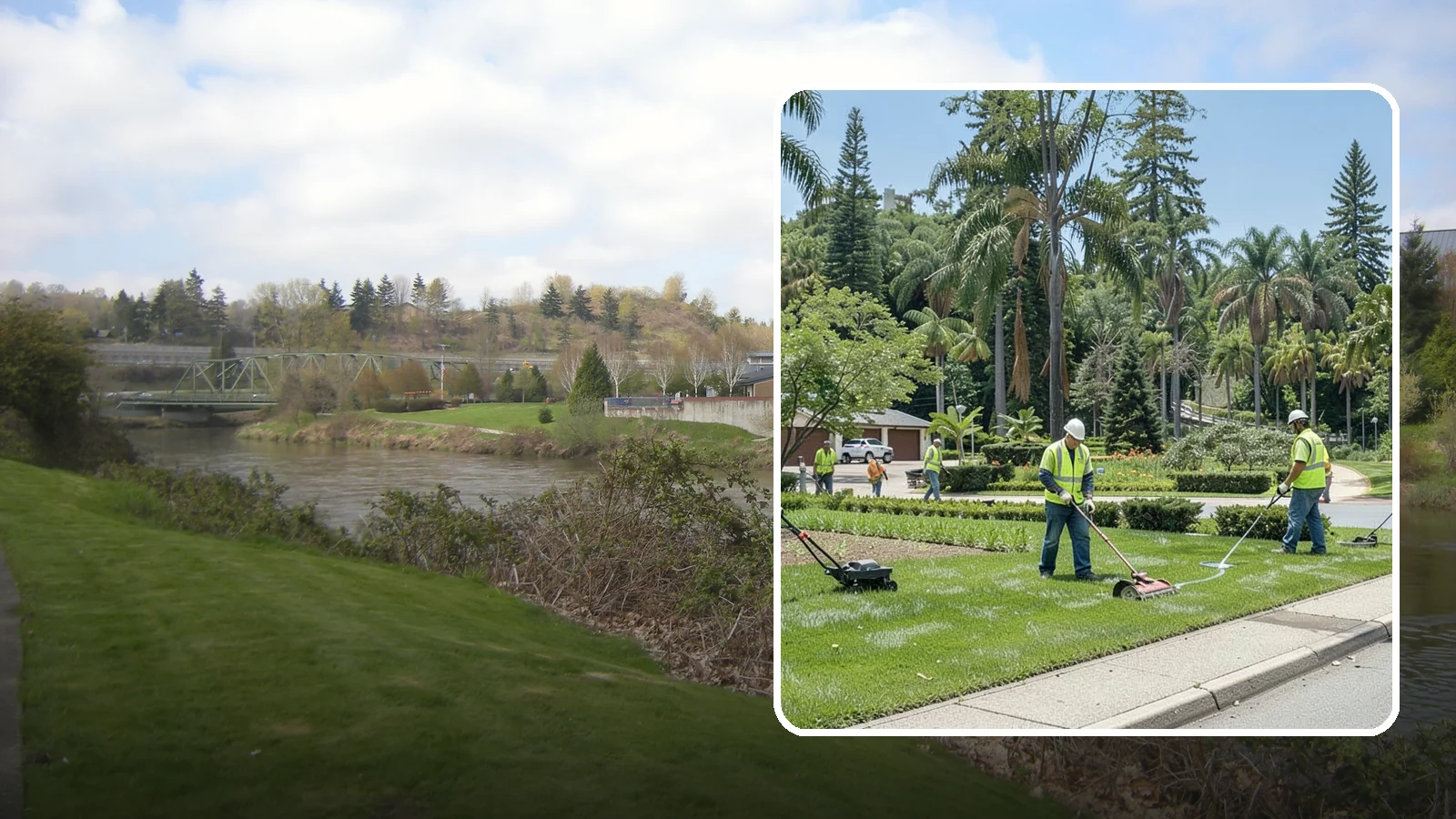 Municipal Turf Management in Tukwila, King County, WA - We deliver mowing, fertilization, aeration, and weed control programs that keep public turf healthy and safe across Western...