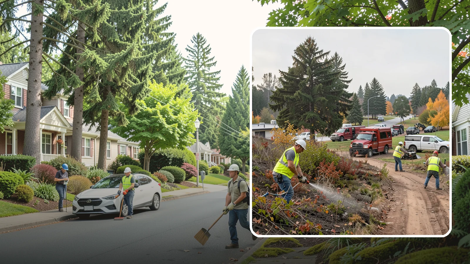 Municipal Vegetation Management in Beaux Arts Village, King County, WA - We control brush, invasive growth, and encroaching vegetation across public rights-of-way, easements, and facility grounds for...