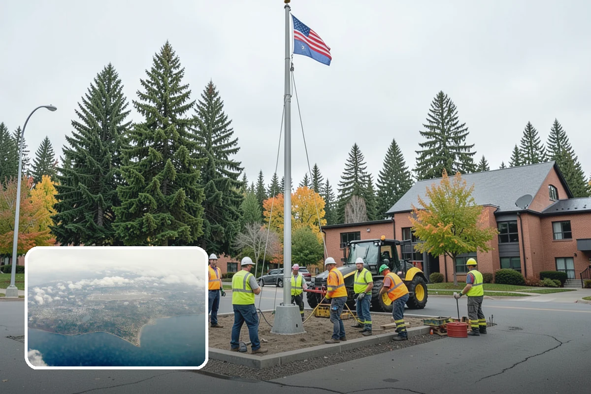 Municipal Vegetation Management in Burien, King County, WA - Cleared sight lines and signage improve public safety and MUTCD compliance