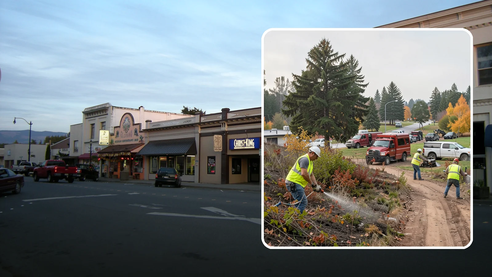 Municipal Vegetation Management in Burlington, Skagit County, WA - We control brush, invasive growth, and encroaching vegetation across public rights-of-way, easements, and facility grounds for...