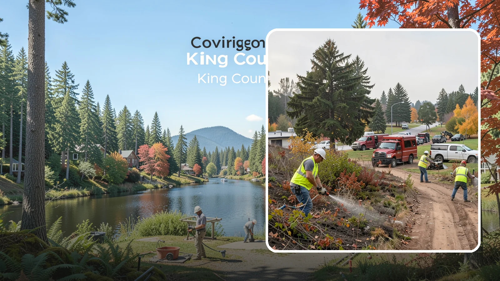 Municipal Vegetation Management in Covington, King County, WA - We control brush, invasive growth, and encroaching vegetation across public rights-of-way, easements, and facility grounds for...
