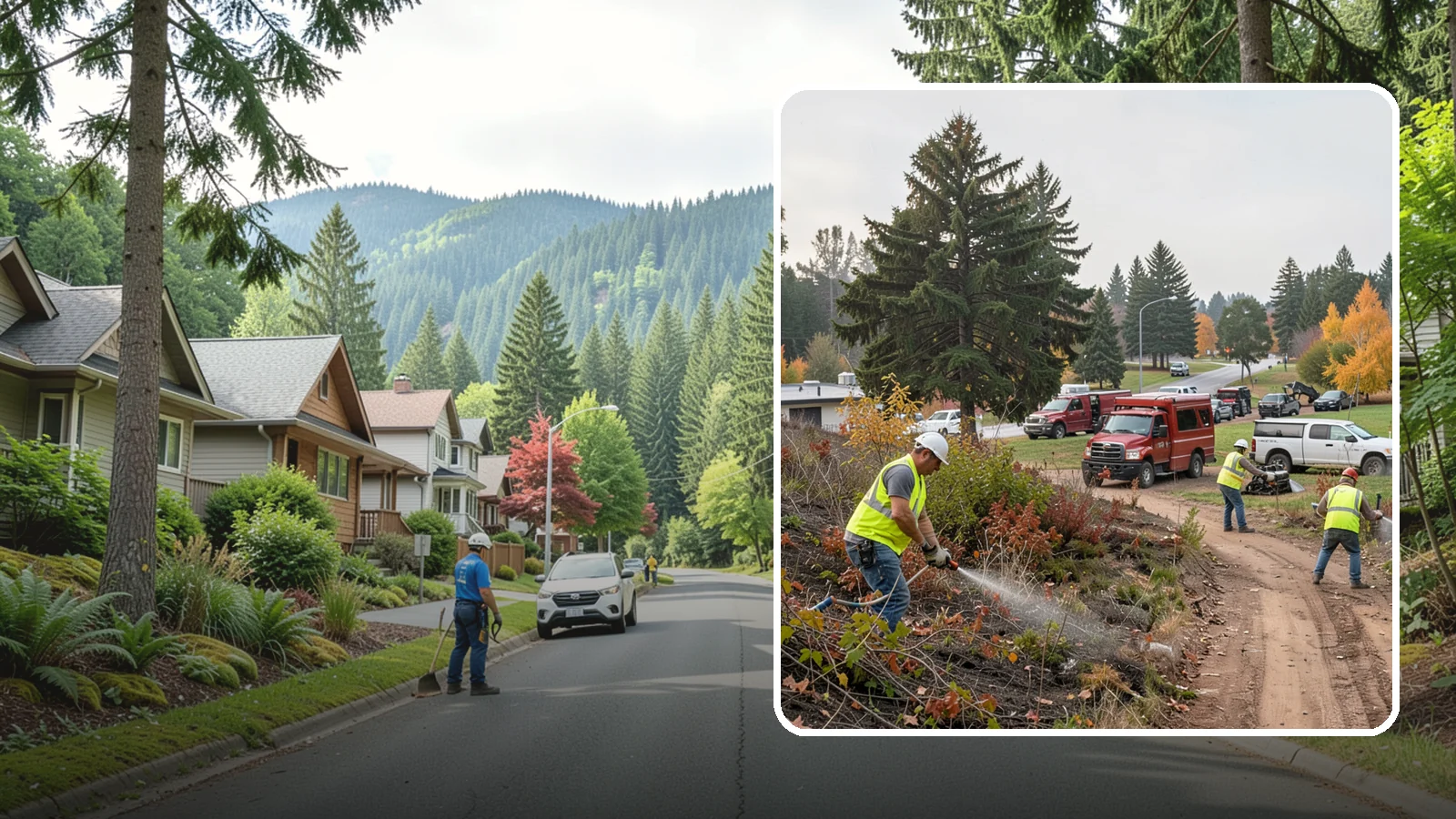 Municipal Vegetation Management in Darrington, Snohomish County, WA - We control brush, invasive growth, and encroaching vegetation across public rights-of-way, easements, and facility grounds for...