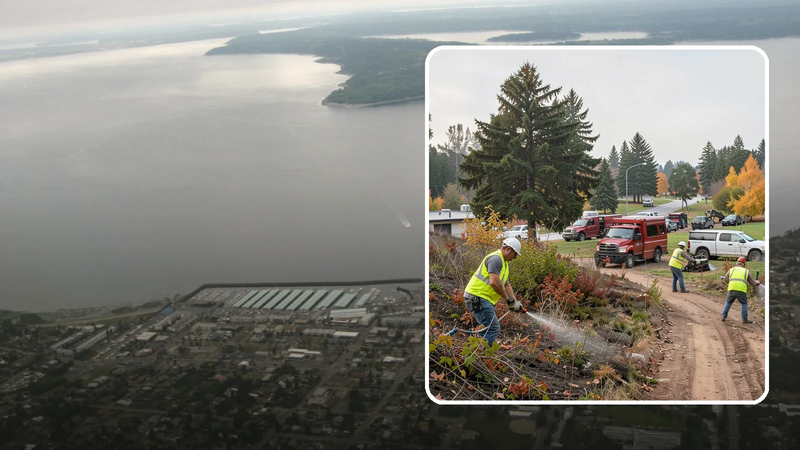 Municipal Vegetation Management in Des Moines, King County, WA - We control brush, invasive growth, and encroaching vegetation across public rights-of-way, easements, and facility grounds for...