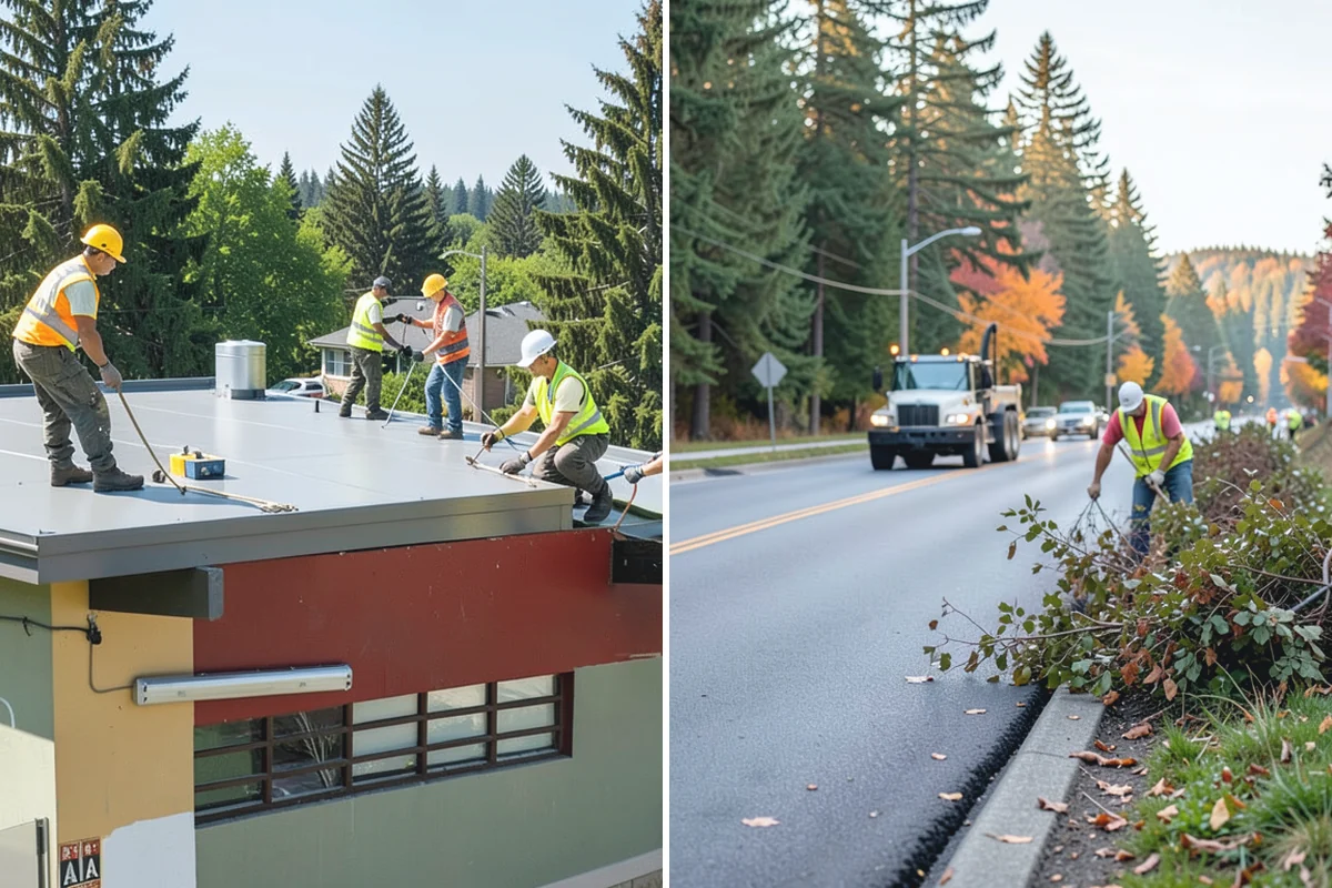 Municipal Vegetation Management in Des Moines, King County, WA - We survey corridors and sites to define clearing widths and treatment methods