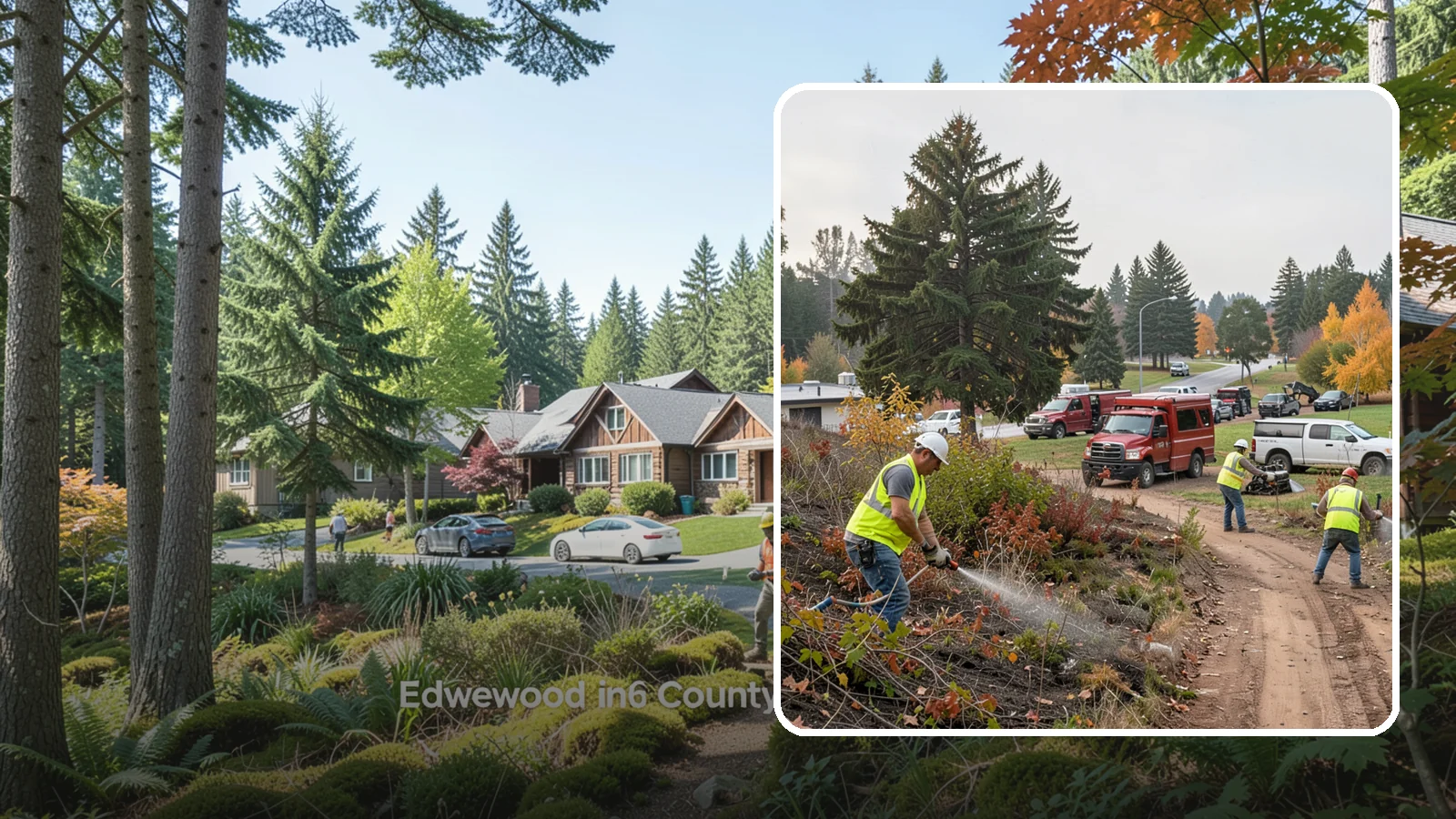 Municipal Vegetation Management in Edgewood, Pierce County, WA - We control brush, invasive growth, and encroaching vegetation across public rights-of-way, easements, and facility grounds for...