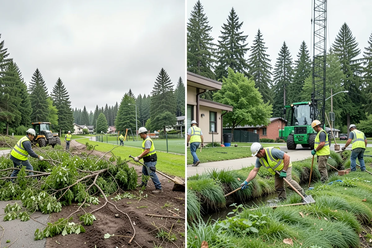 Municipal Vegetation Management in Fircrest, Pierce County, WA - We survey corridors and sites to define clearing widths and treatment methods
