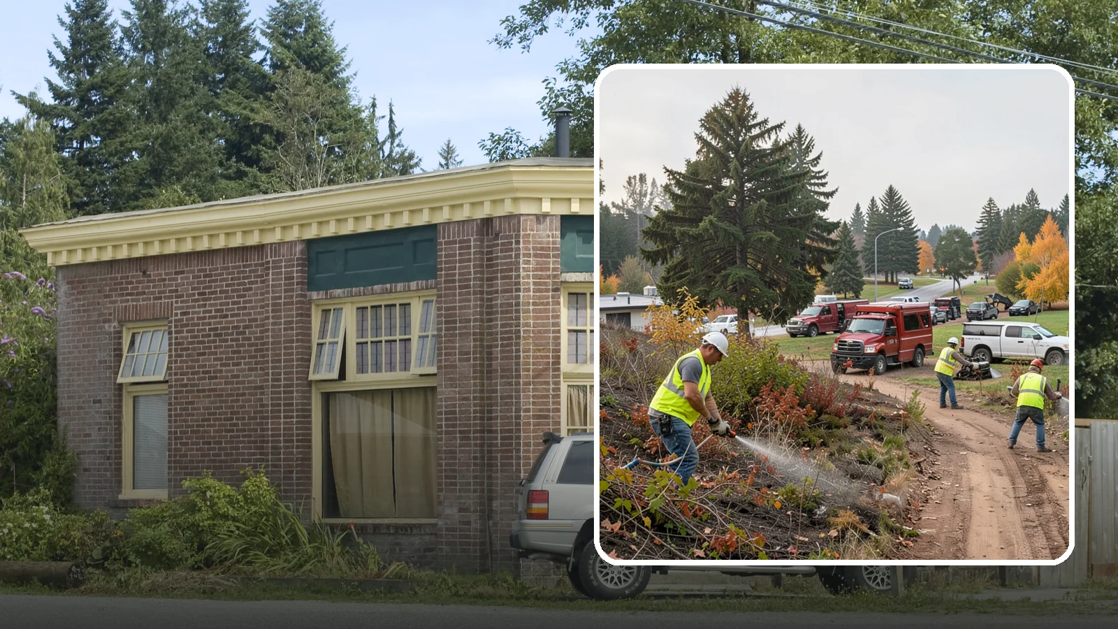 Municipal Vegetation Management in Hamilton, Skagit County, WA - We control brush, invasive growth, and encroaching vegetation across public rights-of-way, easements, and facility grounds for...