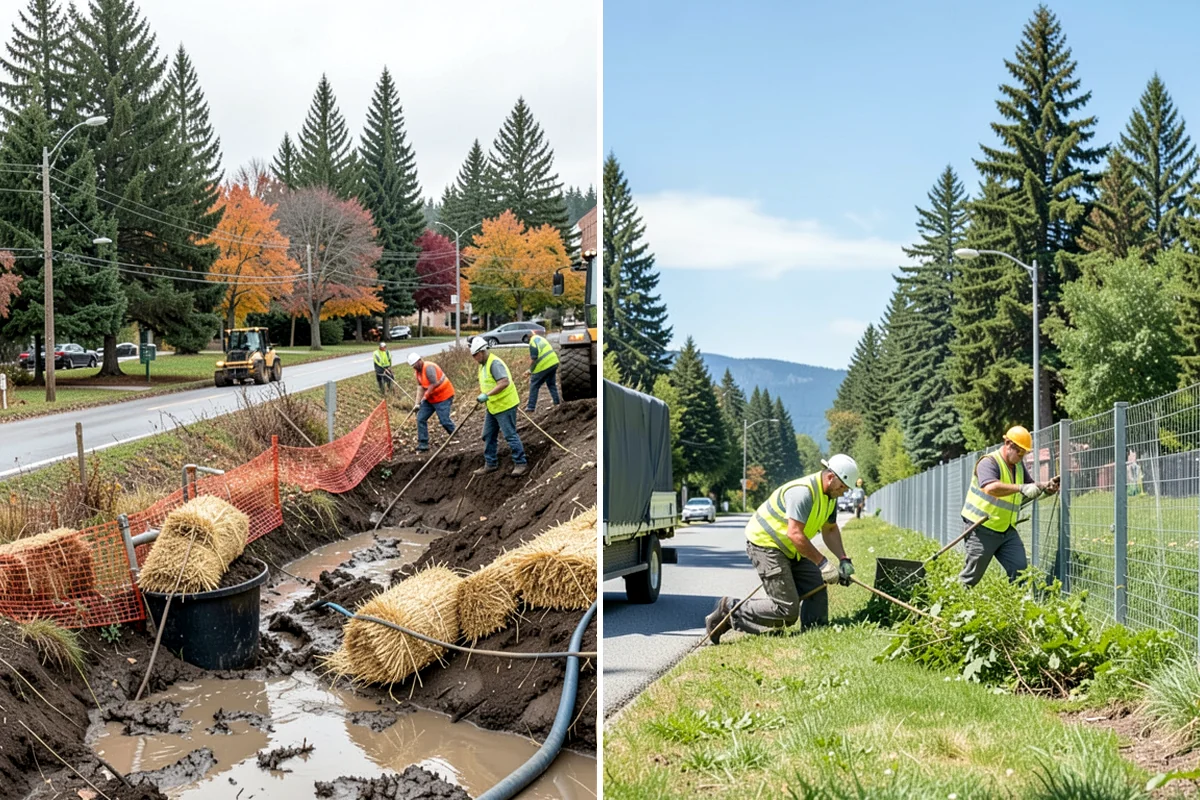 Municipal Vegetation Management in Hunts Point, King County, WA - We survey corridors and sites to define clearing widths and treatment methods