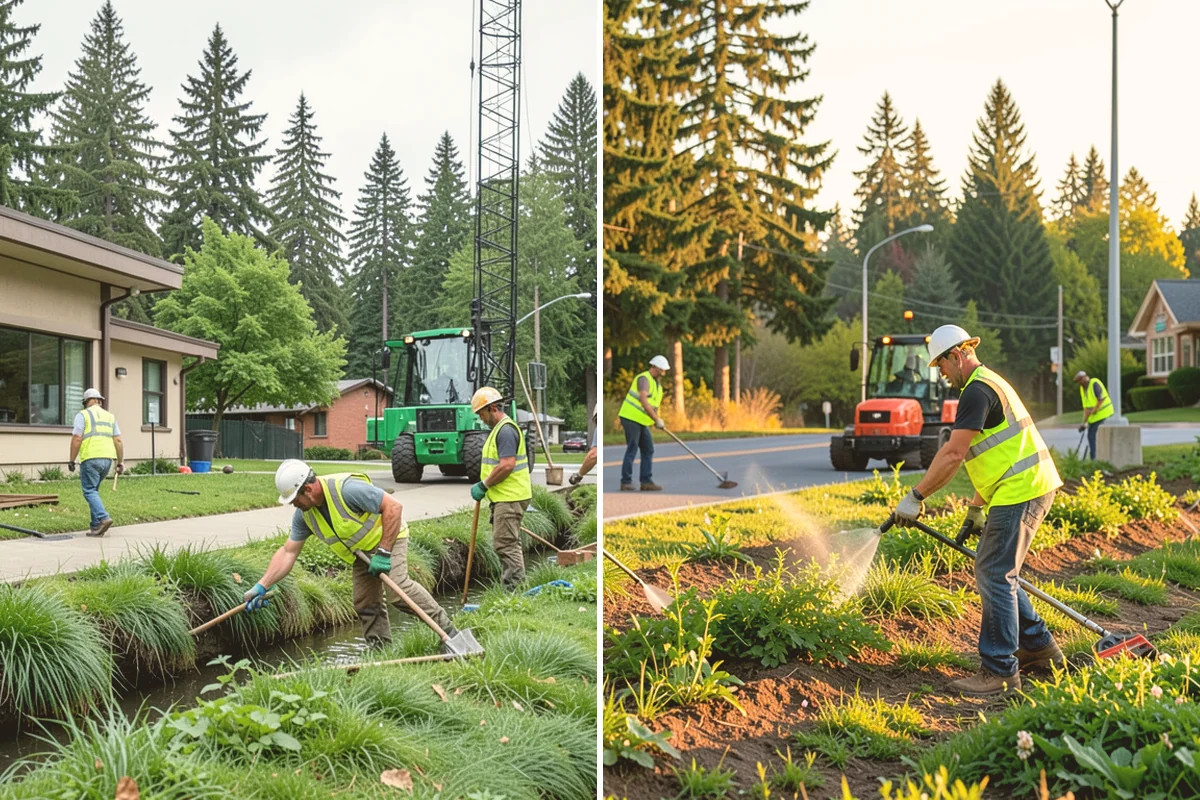 Municipal Vegetation Management in Kent, King County, WA - We survey corridors and sites to define clearing widths and treatment methods