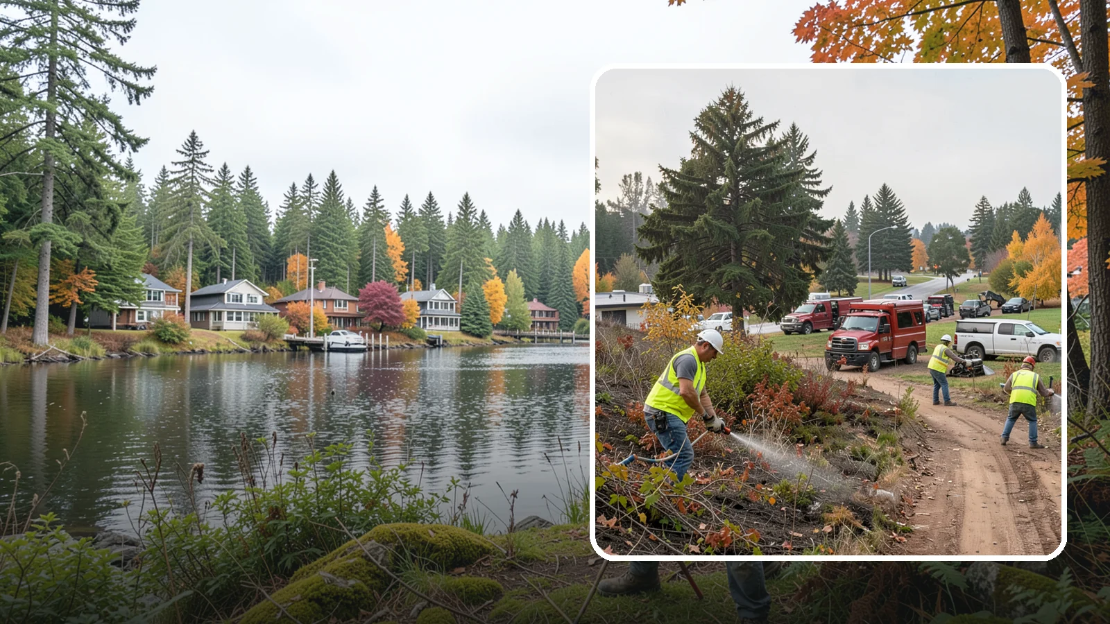 Municipal Vegetation Management in La Conner, Skagit County, WA - We control brush, invasive growth, and encroaching vegetation across public rights-of-way, easements, and facility grounds for...