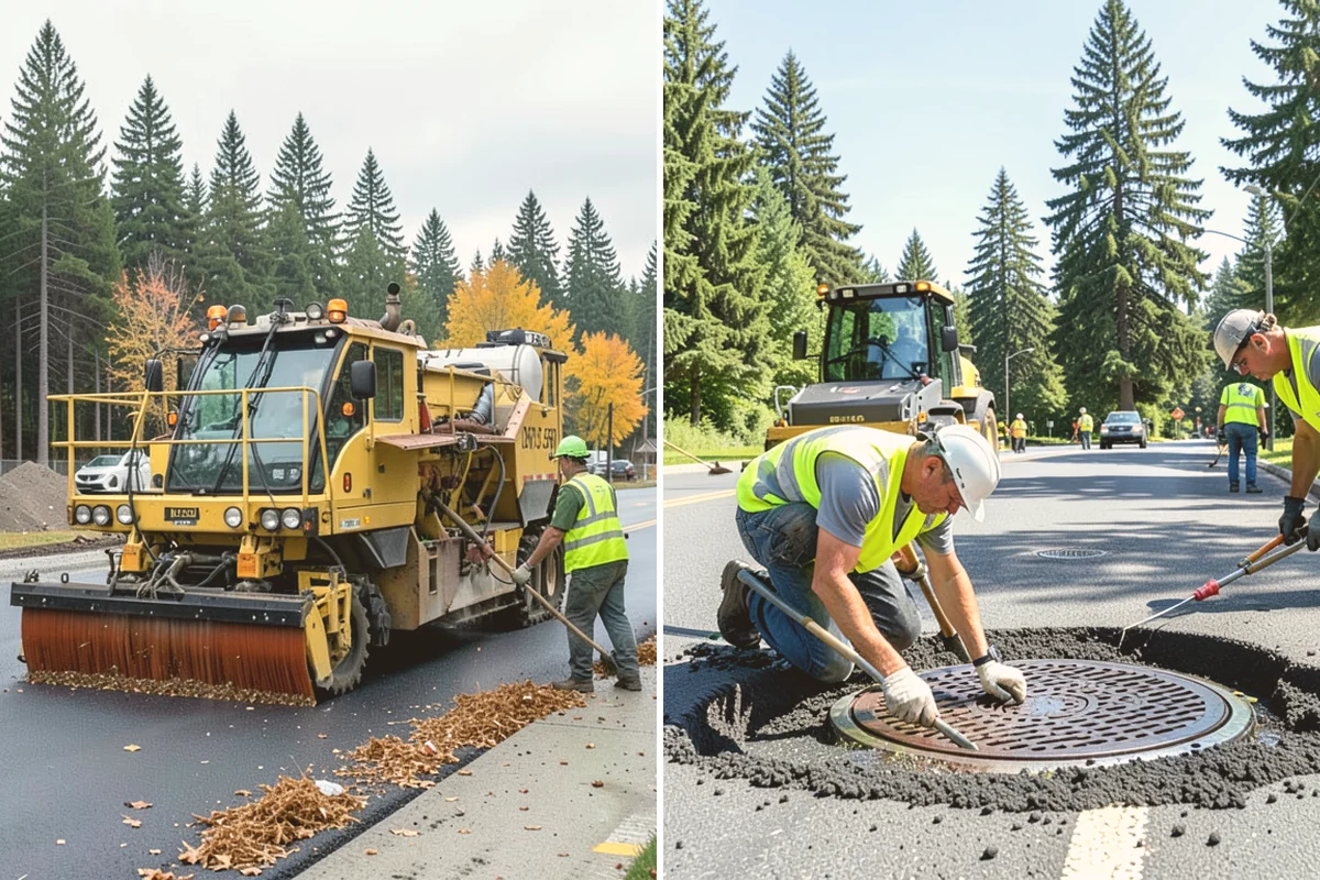 Municipal Vegetation Management in Langley, Island County, WA - We survey corridors and sites to define clearing widths and treatment methods