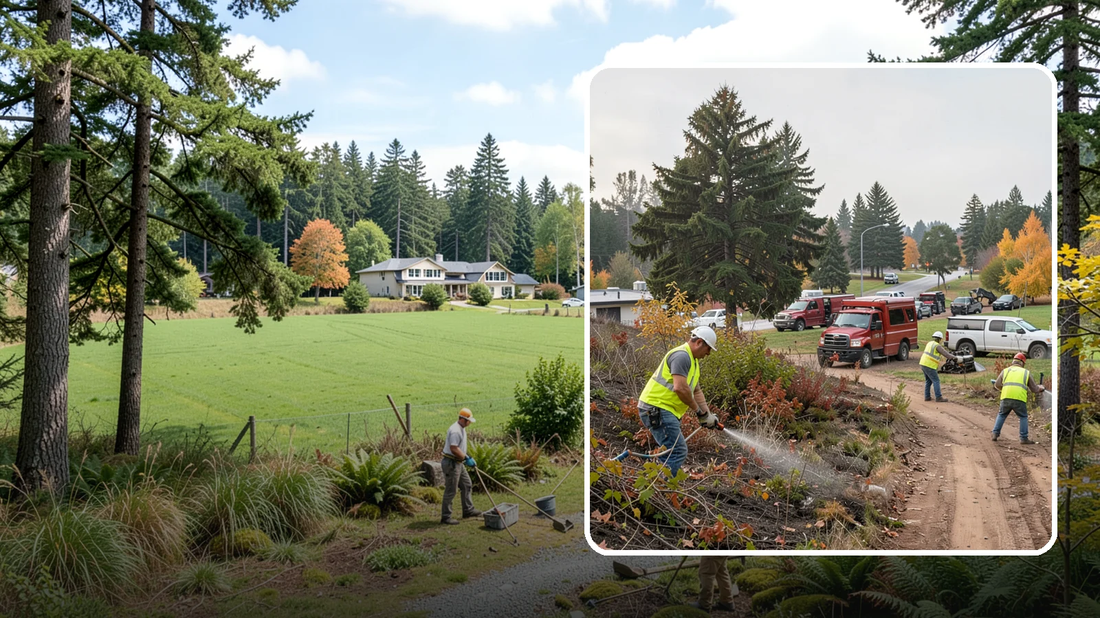 Municipal Vegetation Management in Lyman, Skagit County, WA - We control brush, invasive growth, and encroaching vegetation across public rights-of-way, easements, and facility grounds for...