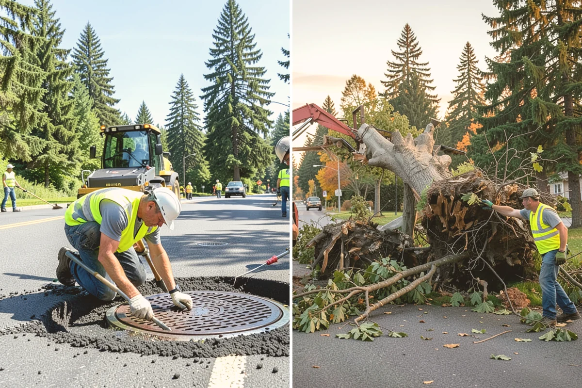 Municipal Vegetation Management in Milton, King County, WA - We survey corridors and sites to define clearing widths and treatment methods