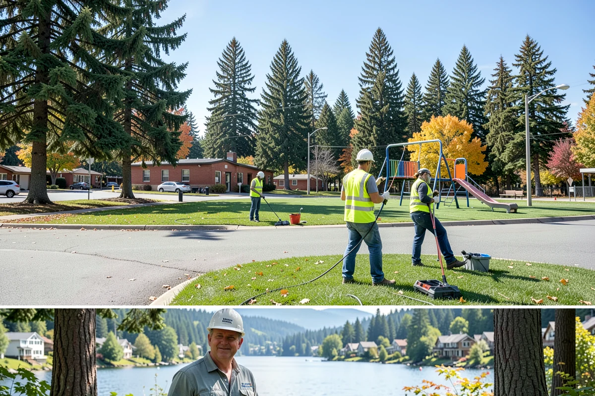 Municipal Vegetation Management in Milton, King County, WA - Growing-season cycles from spring through early fall deliver the most durable control, with mechanical clearing available...