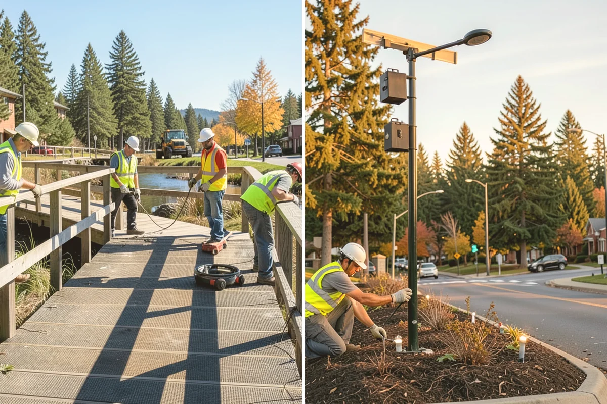 Municipal Vegetation Management in Newcastle, King County, WA - We survey corridors and sites to define clearing widths and treatment methods