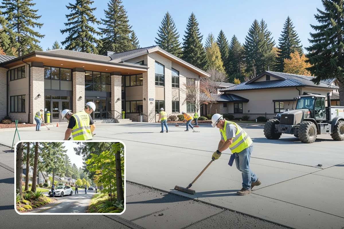 Municipal Vegetation Management in Normandy Park, King County, WA - Cleared sight lines and signage improve public safety and MUTCD compliance