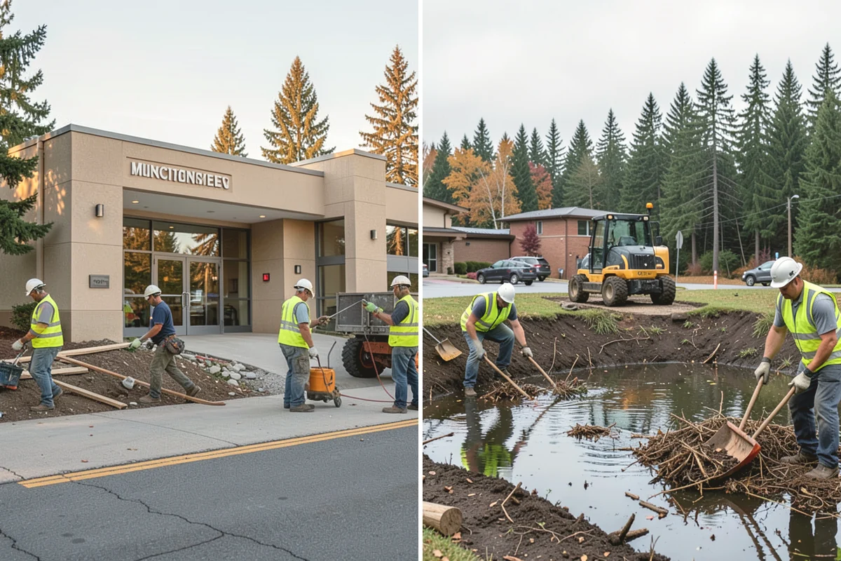 Municipal Vegetation Management in North Bend, King County, WA - We survey corridors and sites to define clearing widths and treatment methods