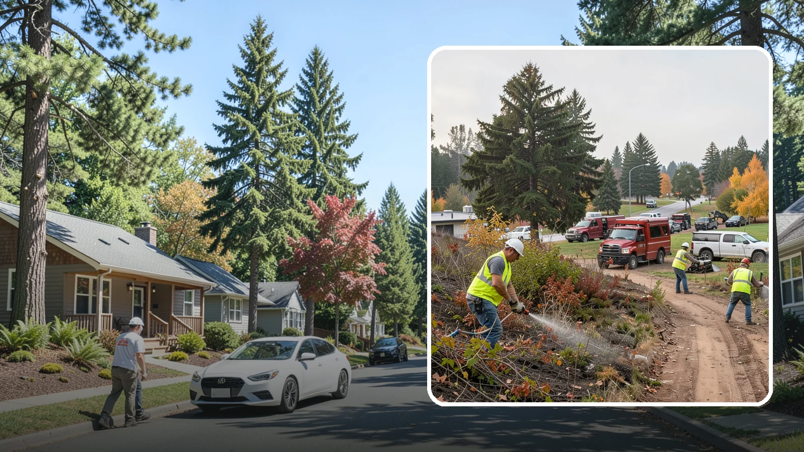 Municipal Vegetation Management in Orting, Pierce County, WA - We control brush, invasive growth, and encroaching vegetation across public rights-of-way, easements, and facility grounds for...