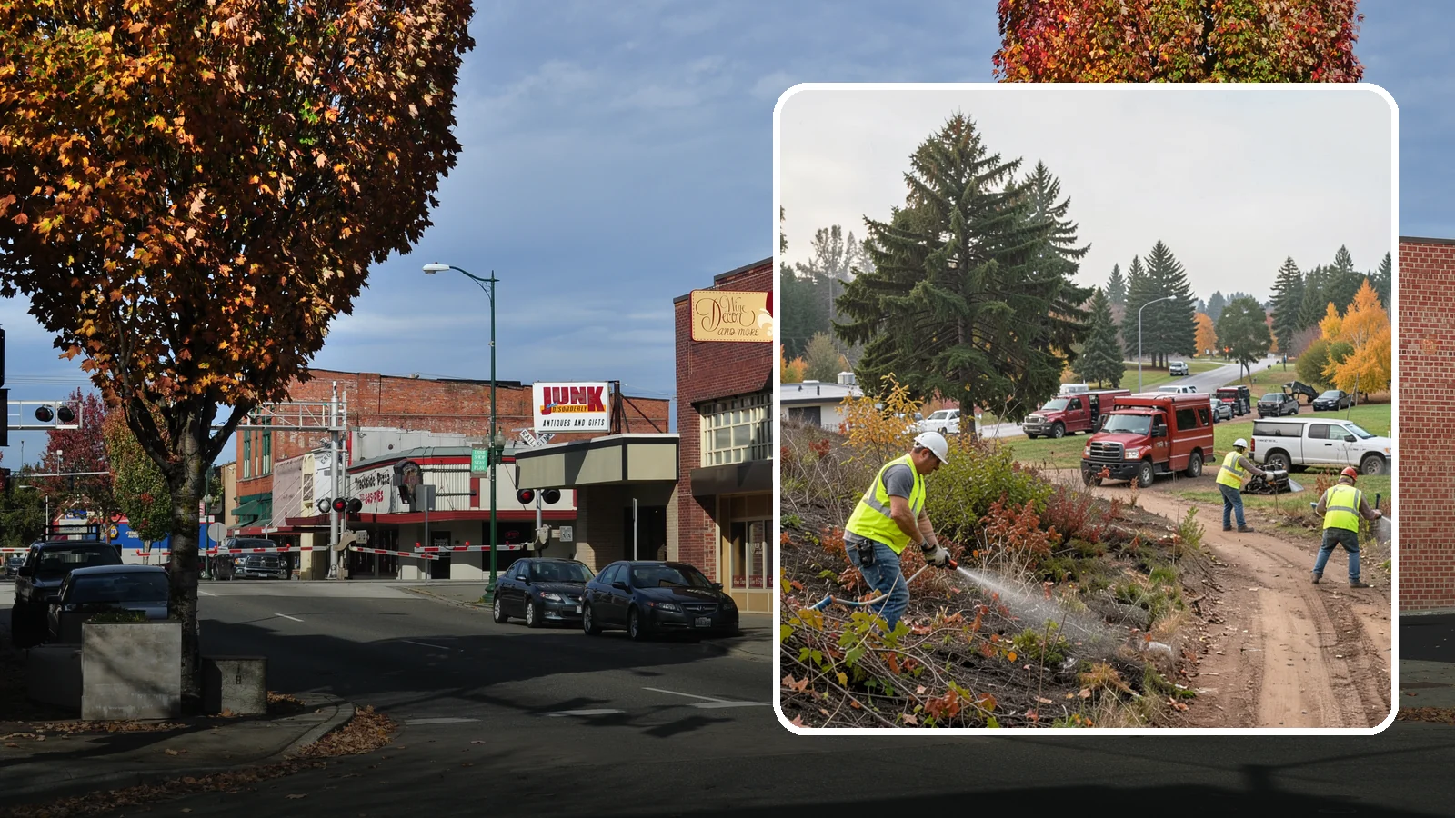 Municipal Vegetation Management in Puyallup, Pierce County, WA - We control brush, invasive growth, and encroaching vegetation across public rights-of-way, easements, and facility grounds for...