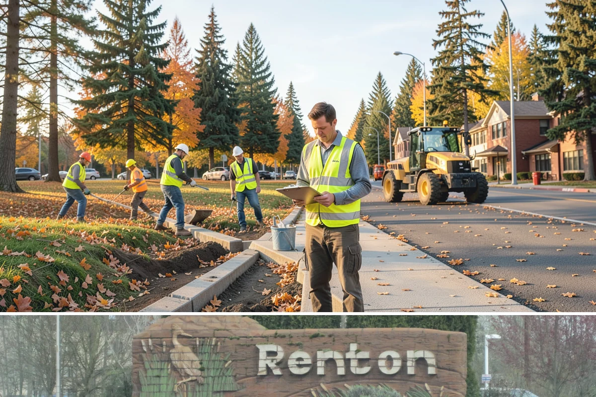 Municipal Vegetation Management in Renton, King County, WA - Growing-season cycles from spring through early fall deliver the most durable control, with mechanical clearing available...