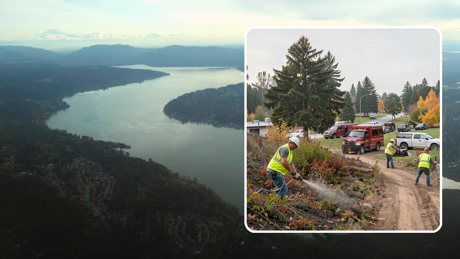 Municipal Vegetation Management in Sammamish, King County, WA - We control brush, invasive growth, and encroaching vegetation across public rights-of-way, easements, and facility grounds for...