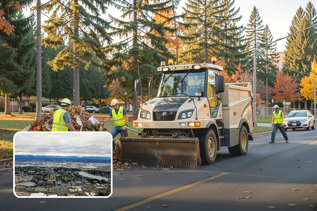 Municipal Vegetation Management in SeaTac, King County, WA - Cleared sight lines and signage improve public safety and MUTCD compliance