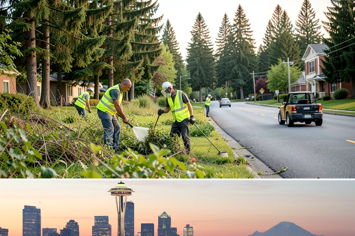 Municipal Vegetation Management in Seattle, King County, WA - Growing-season cycles from spring through early fall deliver the most durable control, with mechanical clearing available...