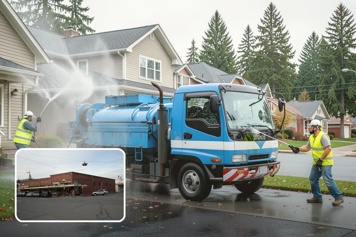 Municipal Vegetation Management in Sedro-Woolley, Skagit County, WA - Cleared sight lines and signage improve public safety and MUTCD compliance