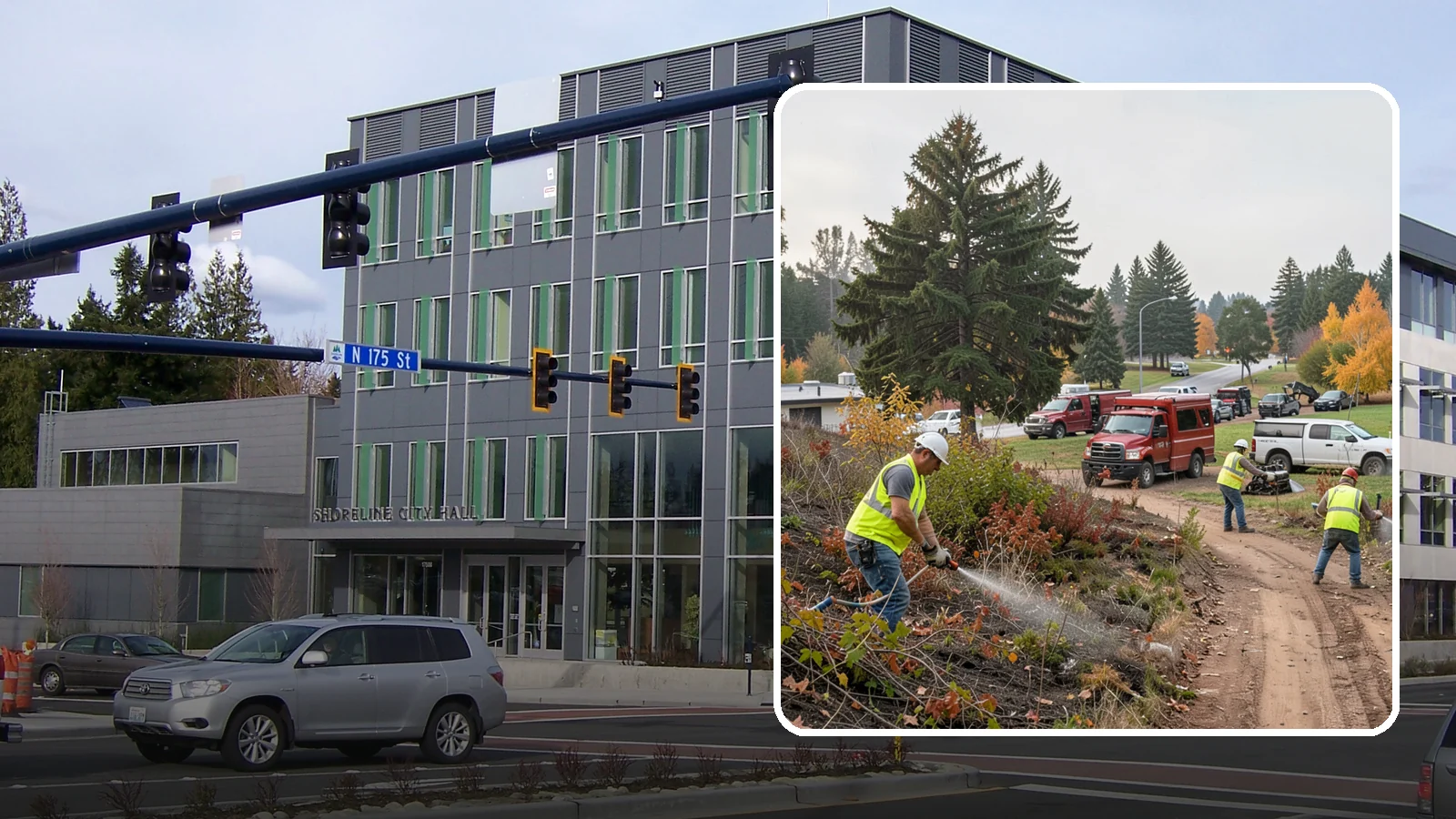 Municipal Vegetation Management in Shoreline, King County, WA - We control brush, invasive growth, and encroaching vegetation across public rights-of-way, easements, and facility grounds for...