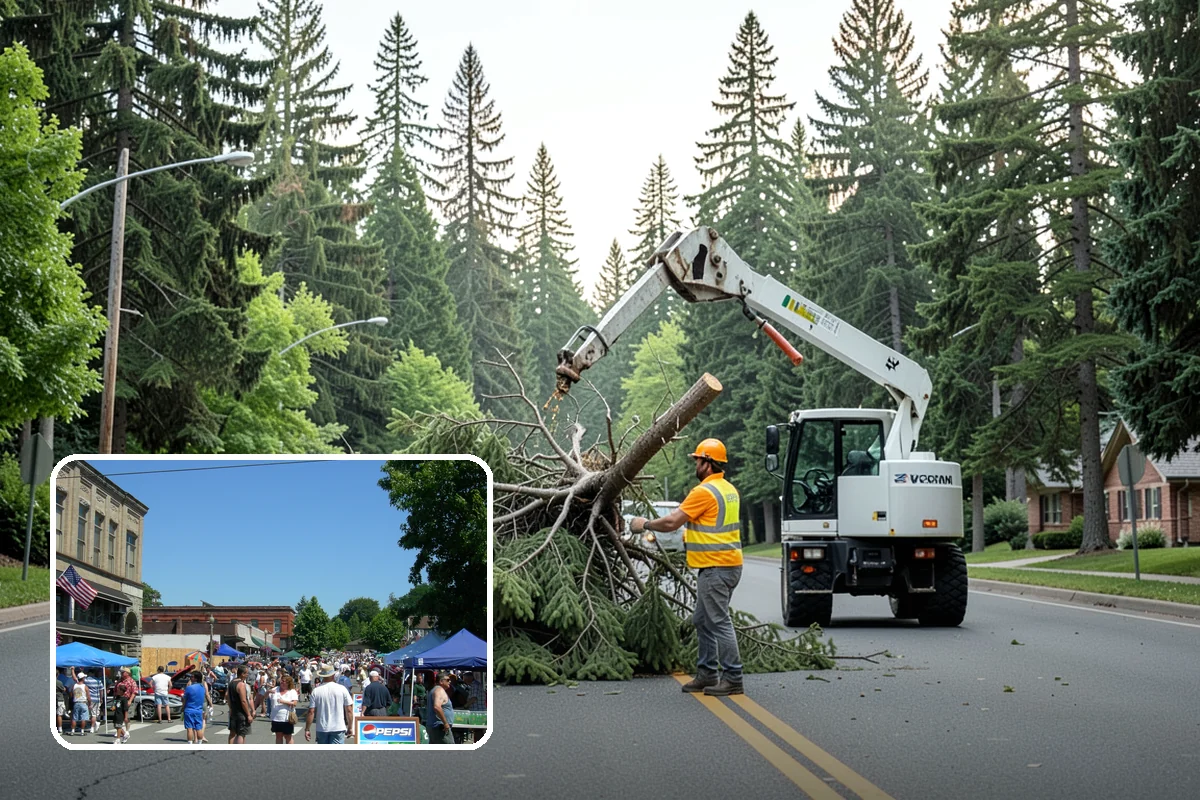 Municipal Vegetation Management in Snohomish, Snohomish County, WA - Cleared sight lines and signage improve public safety and MUTCD compliance