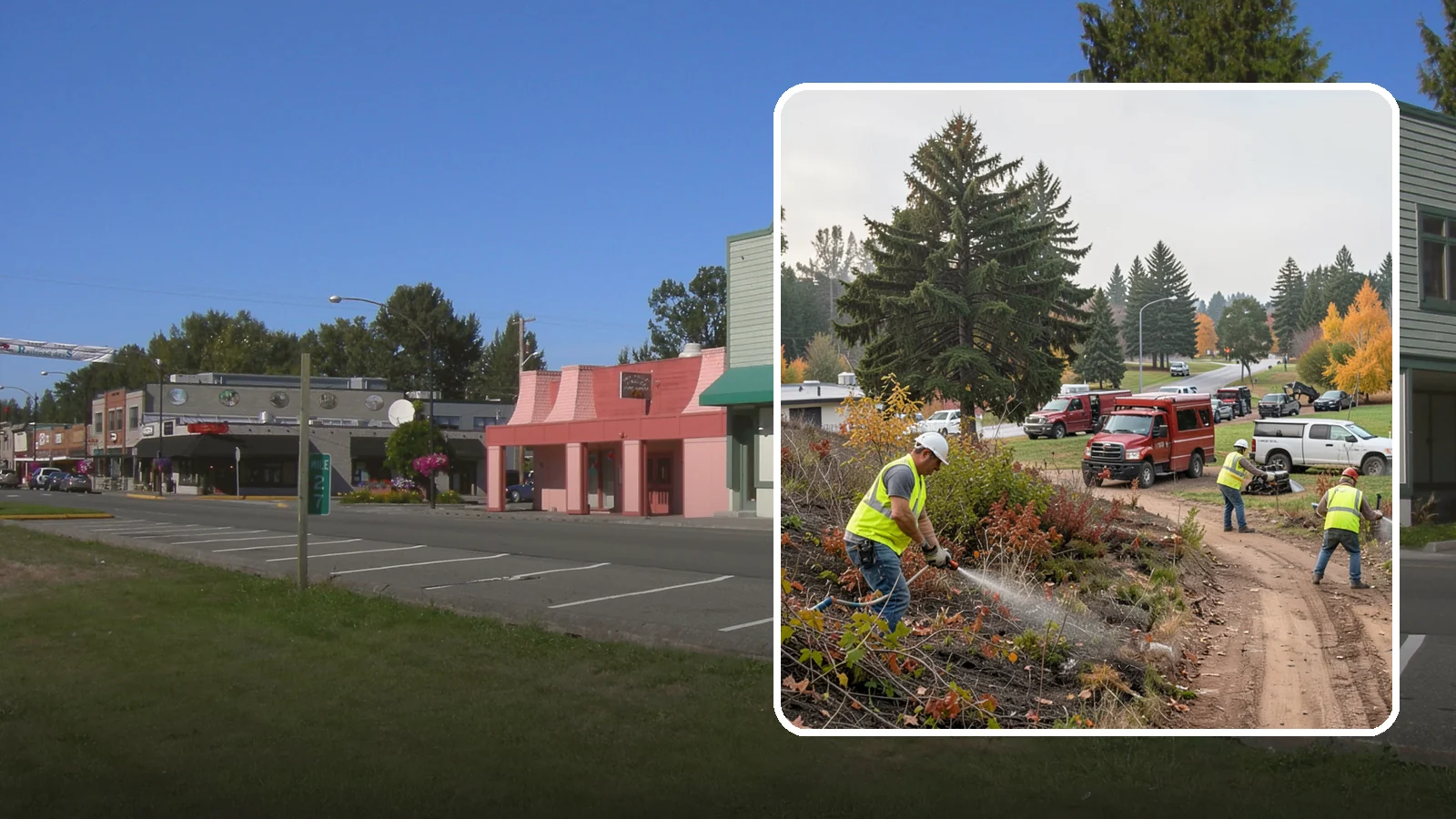 Municipal Vegetation Management in Snoqualmie, King County, WA - We control brush, invasive growth, and encroaching vegetation across public rights-of-way, easements, and facility grounds for...