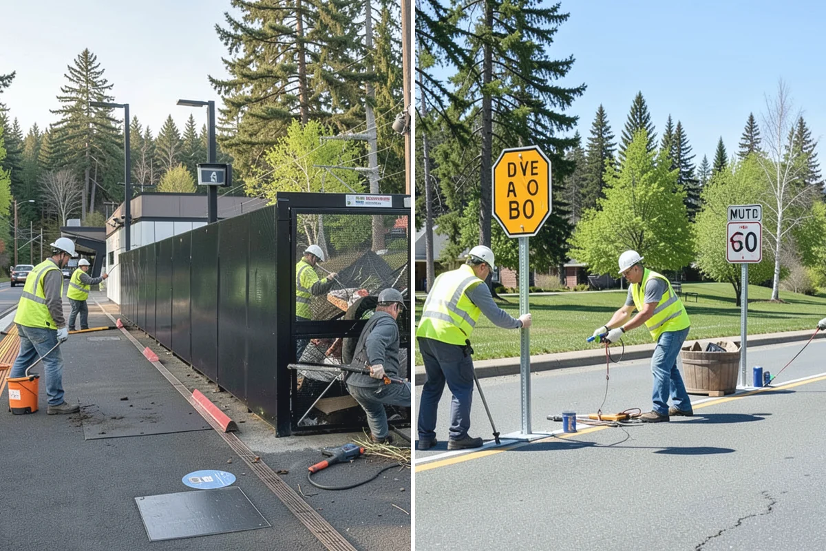 Municipal Vegetation Management in South Prairie, Pierce County, WA - We survey corridors and sites to define clearing widths and treatment methods