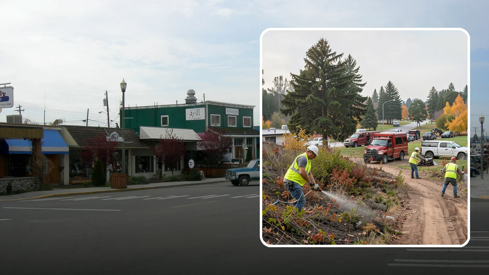 Municipal Vegetation Management in Stanwood, Snohomish County, WA - We control brush, invasive growth, and encroaching vegetation across public rights-of-way, easements, and facility grounds for...