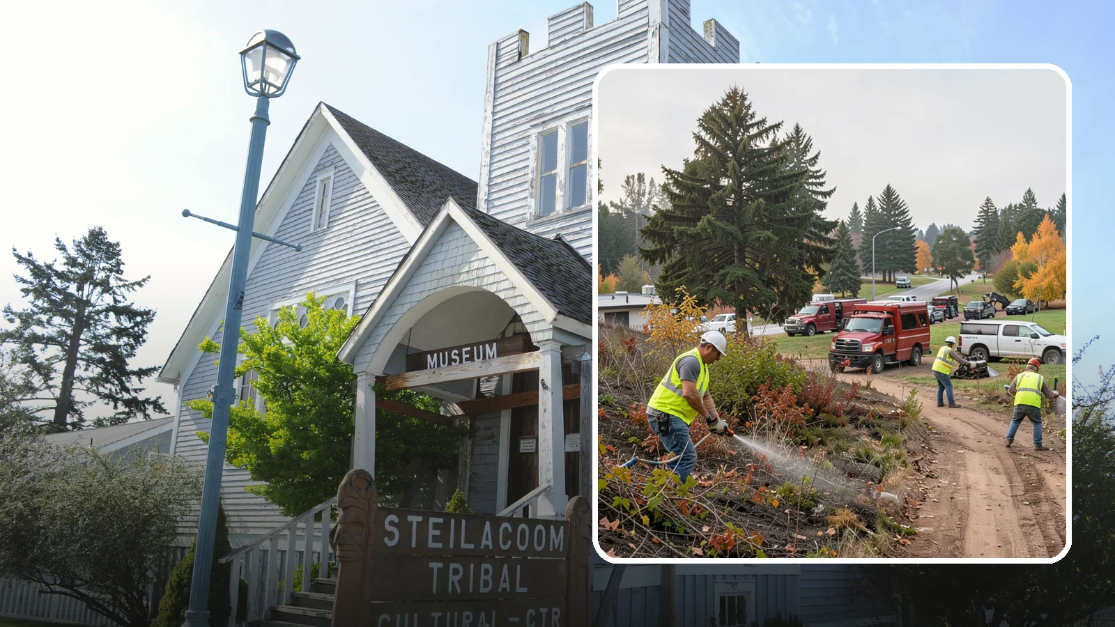 Municipal Vegetation Management in Steilacoom, Pierce County, WA - We control brush, invasive growth, and encroaching vegetation across public rights-of-way, easements, and facility grounds for...