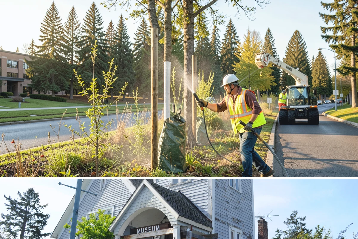 Municipal Vegetation Management in Steilacoom, Pierce County, WA - Growing-season cycles from spring through early fall deliver the most durable control, with mechanical clearing available...