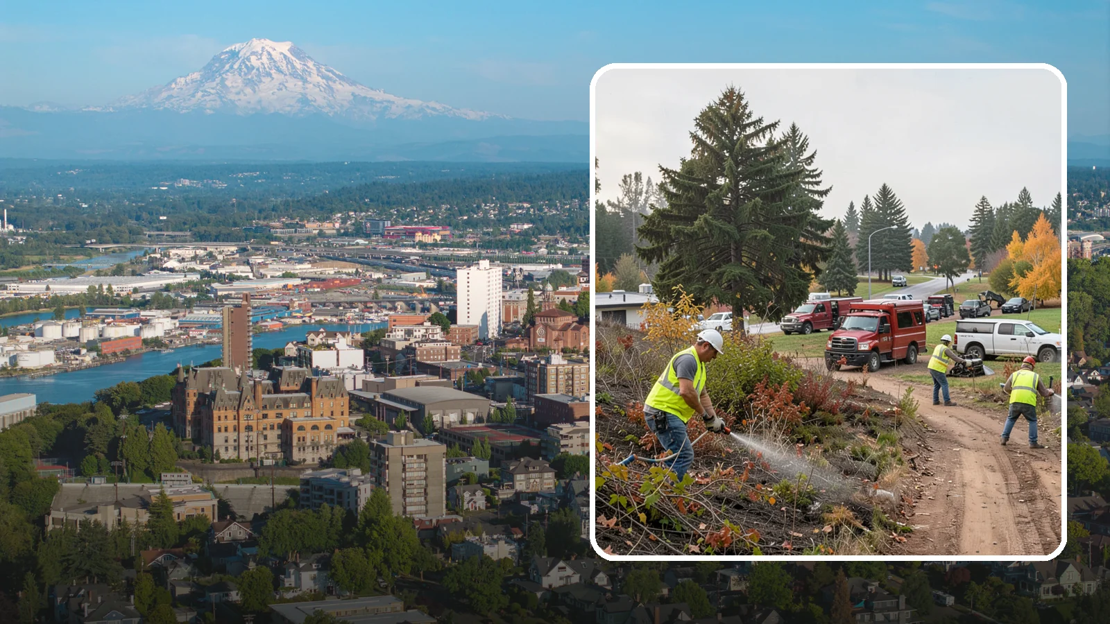 Municipal Vegetation Management in Tacoma, Pierce County, WA - We control brush, invasive growth, and encroaching vegetation across public rights-of-way, easements, and facility grounds for...