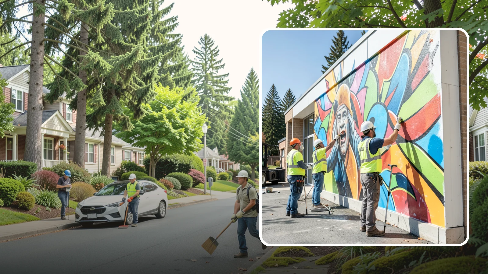 Mural Protection Coating in Beaux Arts Village, King County, WA - Clear anti-graffiti coatings that shield public murals while preserving the original artwork.